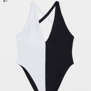 ASOS Colorblock (Black& White) Swimsuit